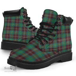 ScotsTee Shop Scottish Chisholm Hunting Ancient Clan Tartan All Season Boots