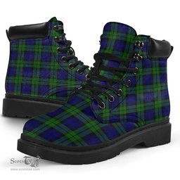 ScotsTee Shop Scottish Campbell Modern Clan Tartan All Season Boots
