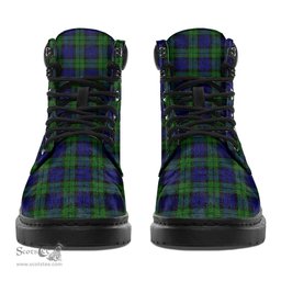 ScotsTee Shop Scottish Campbell Modern Clan Tartan All Season Boots