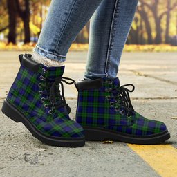 ScotsTee Shop Scottish Campbell Modern Clan Tartan All Season Boots