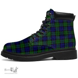 ScotsTee Shop Scottish Campbell Modern Clan Tartan All Season Boots