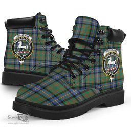 ScotsTee Shop Scottish Cochrane Ancient Clan Crest Tartan All Season Boots