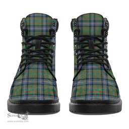 ScotsTee Shop Scottish Cochrane Ancient Clan Crest Tartan All Season Boots