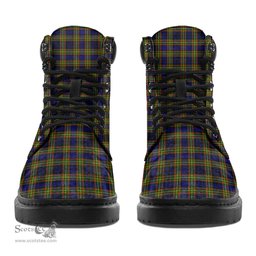 ScotsTee Shop Scottish Clelland Modern Clan Crest Tartan All Season Boots