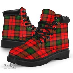 ScotsTee Shop Scottish Kerr Modern Clan Tartan All Season Boots