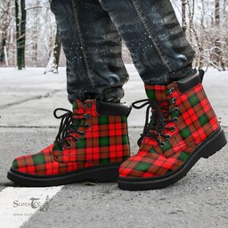 ScotsTee Shop Scottish Kerr Modern Clan Tartan All Season Boots