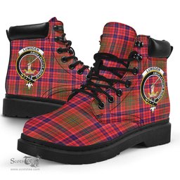 ScotsTee Shop Scottish Lumsden Modern Clan Crest Tartan All Season Boots