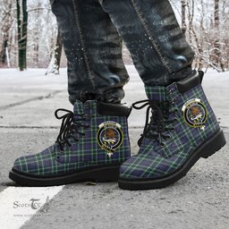ScotsTee Shop Scottish Graham of Montrose Modern Clan Crest Tartan All Season Boots