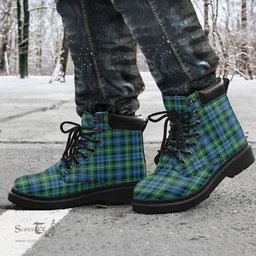 ScotsTee Shop Scottish Lyon Clan Clan Tartan All Season Boots
