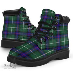 ScotsTee Shop Scottish MacDonald of the Isles Hunting Modern Clan Tartan All Season Boots