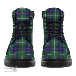 ScotsTee Shop Scottish MacDonald of the Isles Hunting Modern Clan Tartan All Season Boots