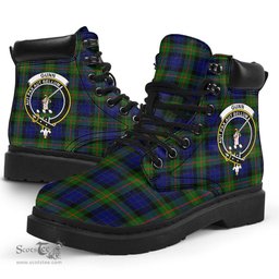 ScotsTee Shop Scottish Gunn Modern Clan Crest Tartan All Season Boots