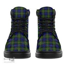 ScotsTee Shop Scottish Gunn Modern Clan Crest Tartan All Season Boots