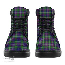 ScotsTee Shop Scottish Inglis Modern Clan Tartan All Season Boots