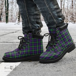 ScotsTee Shop Scottish Inglis Modern Clan Tartan All Season Boots
