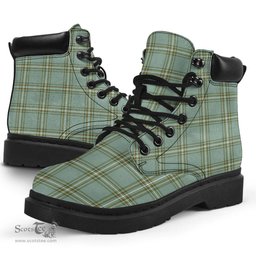 ScotsTee Shop Scottish Kelly Dress Clan Tartan All Season Boots