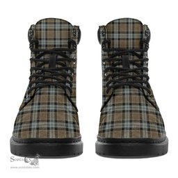 ScotsTee Shop Scottish Graham of Menteith Weathered Clan Crest Tartan All Season Boots