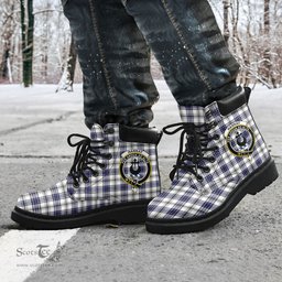 ScotsTee Shop Scottish Hannay Modern Clan Crest Tartan All Season Boots