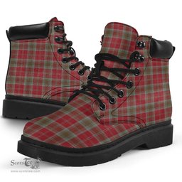 ScotsTee Shop Scottish Lindsay Weathered Clan Tartan All Season Boots