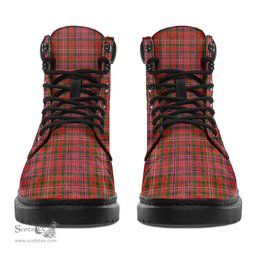 ScotsTee Shop Scottish MacAlister Modern Clan Crest Tartan All Season Boots