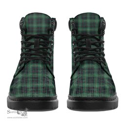 ScotsTee Shop Scottish MacAulay Hunting Ancient Clan Tartan All Season Boots