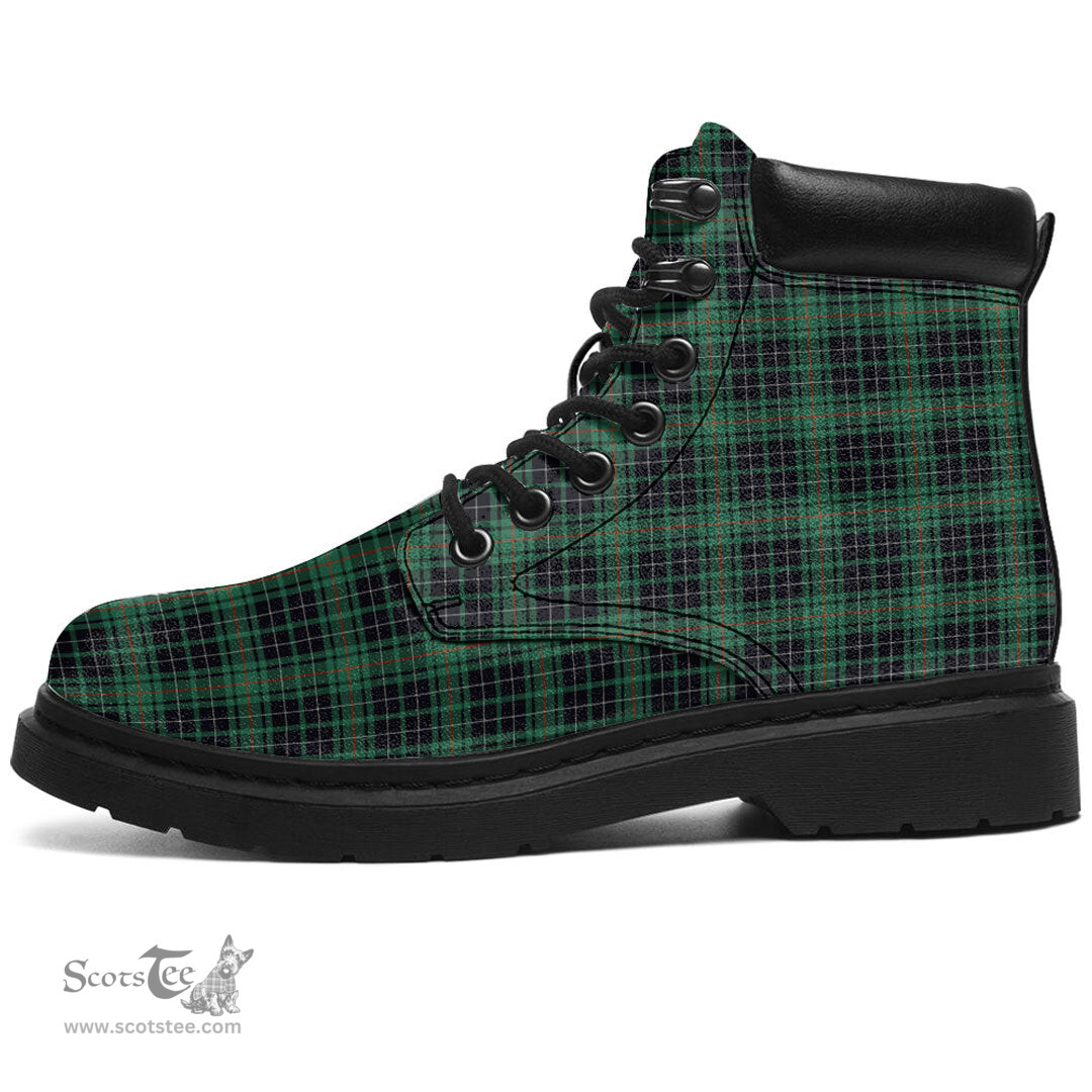 ScotsTee Shop Scottish MacAulay Hunting Ancient Clan Tartan All Season Boots