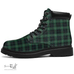 ScotsTee Shop Scottish MacAulay Hunting Ancient Clan Tartan All Season Boots
