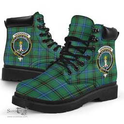 ScotsTee Shop Scottish Henderson Ancient Clan Crest Tartan All Season Boots
