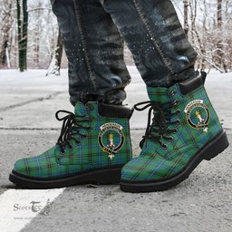 ScotsTee Shop Scottish Henderson Ancient Clan Crest Tartan All Season Boots