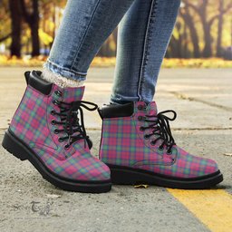ScotsTee Shop Scottish Lindsay Ancient Clan Tartan All Season Boots