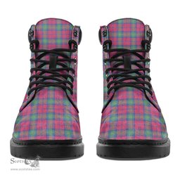 ScotsTee Shop Scottish Lindsay Ancient Clan Tartan All Season Boots