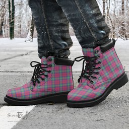 ScotsTee Shop Scottish Lindsay Ancient Clan Tartan All Season Boots