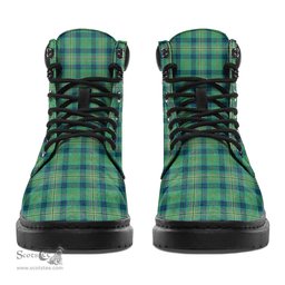 ScotsTee Shop Scottish Kennedy Ancient Clan Crest Tartan All Season Boots