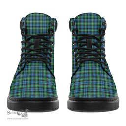 ScotsTee Shop Scottish Lyon Clan Clan Crest Tartan All Season Boots