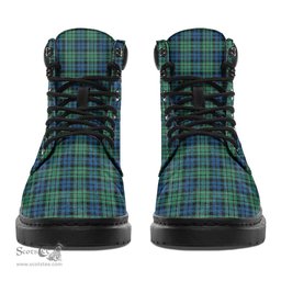 ScotsTee Shop Scottish MacCallum Ancient Clan Tartan All Season Boots