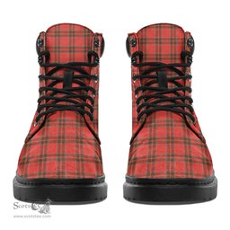 ScotsTee Shop Scottish Grant Weathered Clan Crest Tartan All Season Boots
