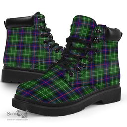ScotsTee Shop Scottish Leslie Hunting Clan Tartan All Season Boots