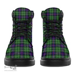ScotsTee Shop Scottish Leslie Hunting Clan Tartan All Season Boots
