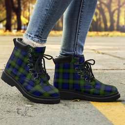 ScotsTee Shop Scottish Gunn Modern Clan Tartan All Season Boots