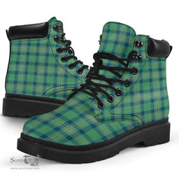 ScotsTee Shop Scottish Kennedy Ancient Clan Tartan All Season Boots
