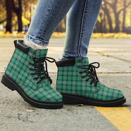 ScotsTee Shop Scottish Kennedy Ancient Clan Tartan All Season Boots