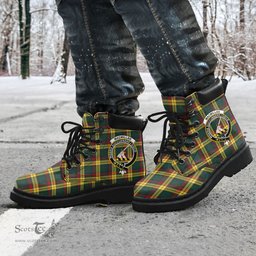 ScotsTee Shop Scottish MacMillan Old Modern Clan Crest Tartan All Season Boots