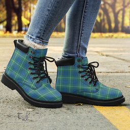 ScotsTee Shop Scottish Hamilton Hunting Ancient Clan Tartan All Season Boots