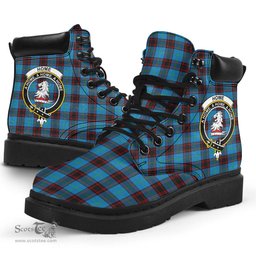 ScotsTee Shop Scottish Home Ancient Clan Crest Tartan All Season Boots