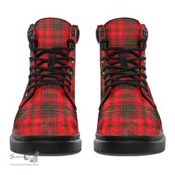 ScotsTee Shop Scottish MacDougall Modern Clan Tartan All Season Boots