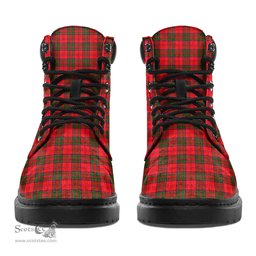 ScotsTee Shop Scottish Grant Modern Clan Crest Tartan All Season Boots