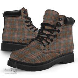ScotsTee Shop Scottish Kennedy Weathered Clan Tartan All Season Boots