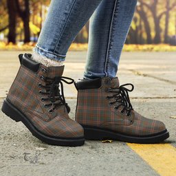 ScotsTee Shop Scottish Kennedy Weathered Clan Tartan All Season Boots