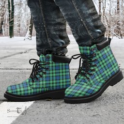 ScotsTee Shop Scottish Graham of Montrose Ancient Clan Tartan All Season Boots