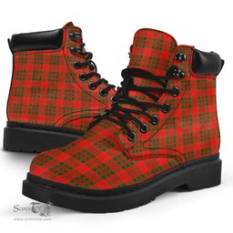 ScotsTee Shop Scottish Livingstone Modern Clan Tartan All Season Boots